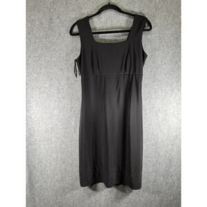 Fashion Bug Dress Women XL Black Squareneck Babydoll Witchy Whimsigoth Y2K VTG‎